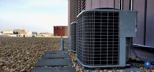 Air conditioning units.
